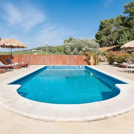 Casa Lluc Con Piscina, Jardin Y Vista Al Campo * سانت ميكيل ذي بالان